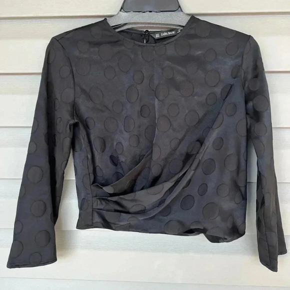 Zara Tops - Zara Women's Black Blouse Sz S